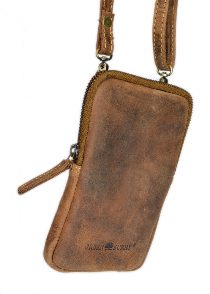 Vintage Mobil-Sling Leder Farbe brown